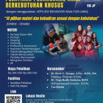 Pelatihan Online & Onsite dengan Metode ABA (Applied Behavior Analysis)
